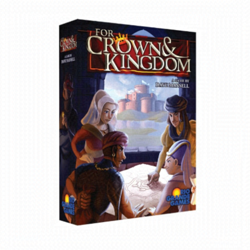 For Crown & Kingdom Strategy Board Game Rio Grande NIB